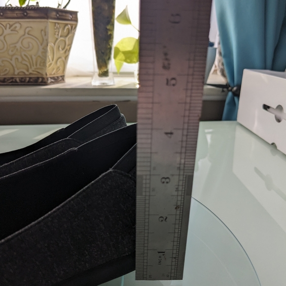 Ballet flats, NWT, charcoal black, 8ww, in every story. - Picture 12 of 15